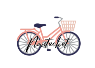 Nantucket Coral Bike Sticker vinyl sticker
